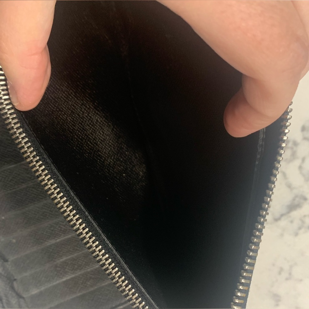 Louis Vuitton Black&Grey Damier long zippy wallet - Picture 10 of 10